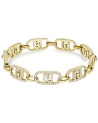 Liu Jo - Monogram Chain Bracelet - Lyst