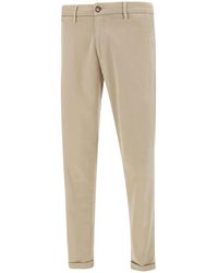 Re-hash - Chinos Broek Zand Katoen Blend - Lyst