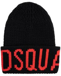 DSquared² - Wollmütze Mit Logo - Lyst