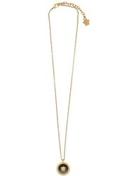 Versace - Collana pendente medusa in oro - Lyst