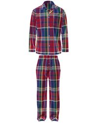 Ralph Lauren - Pyjama set mit langarmhemd und hose - Lyst