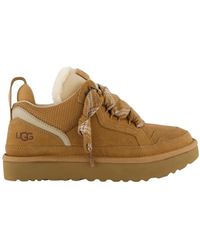 UGG - Schoenen ,Bruin ,Suède Sneakers Lowmel Chestnut - Lyst