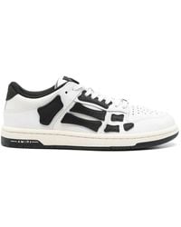 Amiri - Baskets Basses Skel Blanches - Lyst