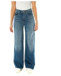 Denham - Wide Jeans - Lyst