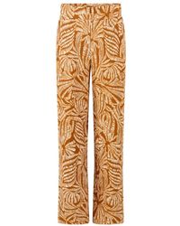 Tramontana - Wide-Leg Broeken Flowy Shells - Lyst