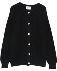 Be You - Truien & Vesten ,Zwart ,Katoen Knitted Cardigan Met Knopen - Lyst