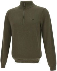 Sun 68 - Half Zip Sweater - Lyst