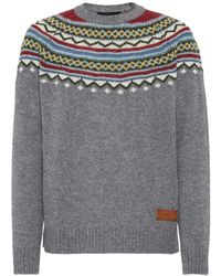 DSquared² - Round-Neck Knitwear - Lyst