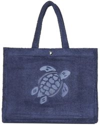 Vilebrequin - Blau Schildkruck Baumwolltasche - Lyst