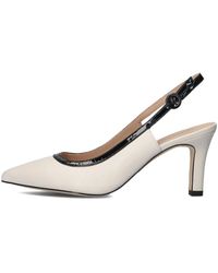 Peter Kaiser - Elegante Weiße Leder Slingback-Absätze - Lyst
