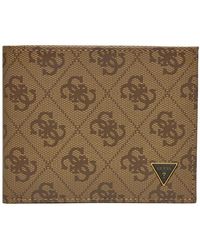 Guess - Accessoires ,Bruin ,Wallet Milano - Lyst