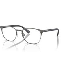 Emporio Armani - Occhiali con montatura in metallo per esaltare lo stile - Lyst