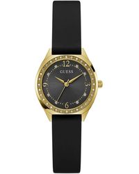 Guess - Accessoires ,Zwart ,Dameshorloge Charlotte Gw 0820L1 Zwart Goud - Lyst