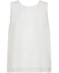 Seventy - Top Voile Unito Fiammato - Lyst