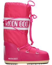 Moon Boot - Wasserdichte nylon winterstiefel - Lyst