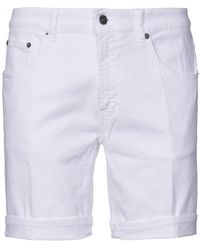 Dondup - Witte Shorts Voor Vrouwen - Lyst