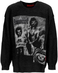 Acupuncture - Truien & Vesten ,Zwart ,Wol Punker Sweater - Lyst