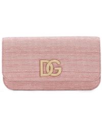 Dolce & Gabbana - Logo-plaque clutch tasche - Lyst