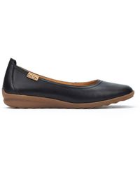 Pikolinos - Schwarze lederballerinas - Lyst