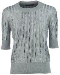 Ermanno Scervino - Round-Neck Knitwear - Lyst