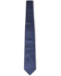 Franzese Collection - Accessoires ,Blauw ,Blauwe Zijden Jacquard Stropdas Elegant Accessoire - Lyst