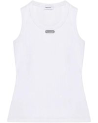 McQueen - Sleeveless Tops - Lyst