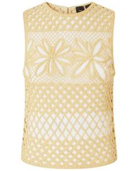 Pinko - Tops ,Geel ,Elegante Gele Top Ss 25 - Lyst