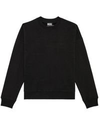 DIESEL - Hoodies & Sweatvesten ,Zwart ,Katoen Stijlvolle Sweatshirts En Hoodies - Lyst