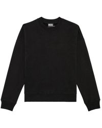 DIESEL - Hoodies & Sweatvesten ,Zwart ,Katoen Stijlvolle Sweatshirts En Hoodies - Lyst