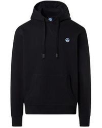 North Sails - Hoodies & Sweatvesten ,Zwart ,Katoen Crewneck Hoodie - Lyst