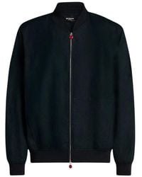 Kiton - Pure Linen Jas Met Rits - Lyst