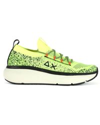 Sun 68 - Gelbe Low-Top-Sneaker - Lyst