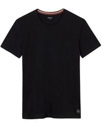 Paul Smith - Zwarte Katoenen Lounge T-Shirt - Lyst