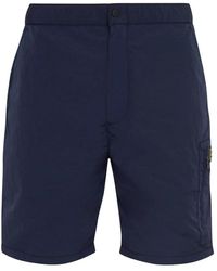 Barbour - Korte Broeken ,Blauw ,Cargo Shorts Sapphire Inline - Lyst