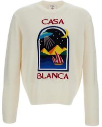 CASABLANCA - Round-Neck Knitwear - Lyst