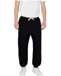 ARMANI EXCHANGE - Broeken ,Zwart ,Katoen Sportbroek Af 16222 - Lyst