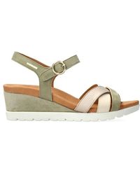 Mephisto - Grüne wildledersandale, chic und klassisch - Lyst