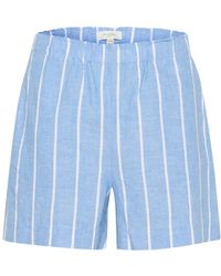 Part Two - Blau-Weiß Gestreifte Shorts - Lyst