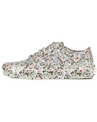 Vans - Blumiger low-top sneaker mit schnürung - Lyst