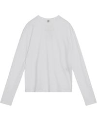 TOTEME - Witte T-Shirts En Polos - Lyst