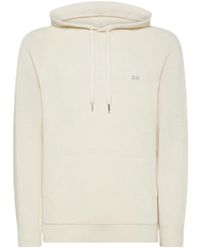 Sun 68 - Katoenen Hoodie Met Voorlogo - Lyst