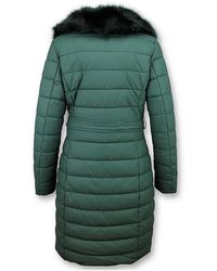 Gentile Bellini Long Winter Coat Parka Verde
