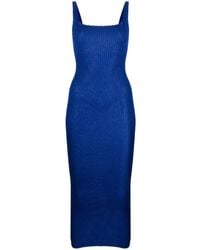 a. roege hove - Emma kleid mit eckigem ausschnitt in kobaltblau - Lyst
