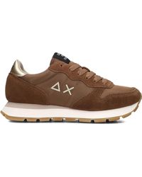 Sun 68 - Braune Nylon-Sneakers Für Herbst/Winter - Lyst