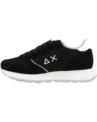 Sun 68 - Schoenen ,Zwart ,Leer Ally Glitter Low Top Sneakers - Lyst