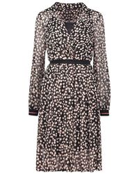 Laure'l Floral Empire Dress - Bruin