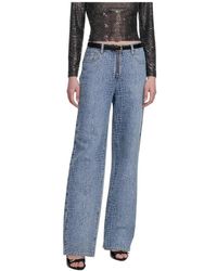 Self-Portrait - Straight Jeans - Lyst