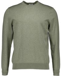 Profuomo - Truien & Vesten ,Groen ,Katoen Ppxj 10003 Pullover - Lyst