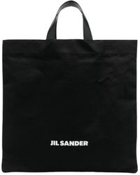 Jil Sander - Logo-print tote bag für männer - Lyst
