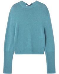 Lanvin - Gros-Grain Knoopdetail Trui - Lyst